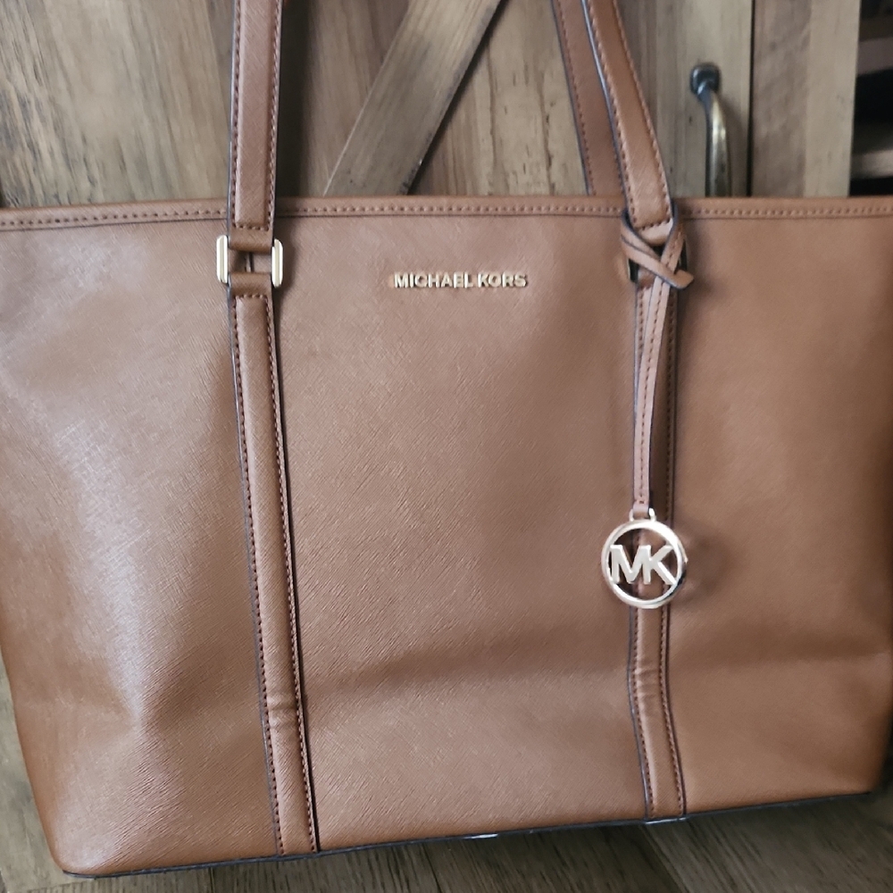 Michael Kors Tan Leather Tote